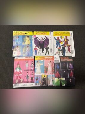 McCall's & Simplicity Kids Halloween Costume Patterns